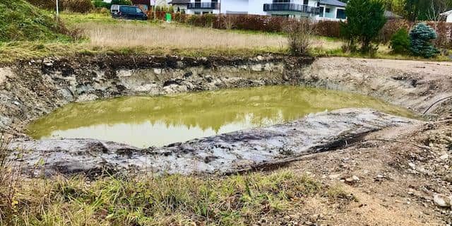 Ein Erdboden auf dem gebaut werden kann